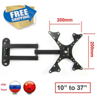 LCD-12XL 10 inch 24in 30 inch 37inch tiltable swivel LCD LED PLASMA tv wall bracket mount stand holder