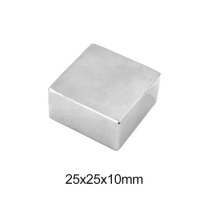 25x25x10 Quadrate Powerful Magnets 25mmX25mm Permanent Magnet 25x25x10mm Block Strong Neodymium Magnet Sheet 25*25*10