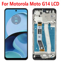 6.5“ For Motorola Moto G14 LCD Display Touch Panel With Frame Digitizer Assembly Screen Replacement For Motorola Moto G14 LCD