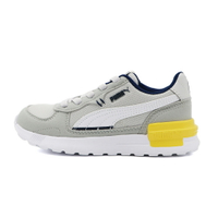 PUMA Graviton AC PS 套入式 運動鞋 中童 灰白 S0037 (38198825)