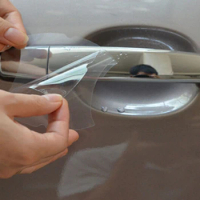 Car Styling Door Handle Protector Film Sticker for Volkswagen VW Passat Tiguan T-Roc Golf Jetta Sharan Scirocco EOS Bora