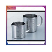 Beaker Handle Gelas Ukur Stainless Steel kapasitas 1000 ml | As One 6-224-03