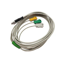 Original defibrillation ECG EKG cable leadwire for monitor 3 wire guides 73322 ecg machine one channel cable