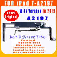 Free iCloud A2197 Wifi version mainboard For ipad 7 in 2019 Motherboard 32GB 128GB with full chip for ipad 7 Logic board