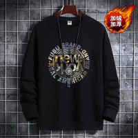 เสื้อสเวตสไตล์ฮ่องกงสำหรับฤดูใบไม้ร่วงและฤดูหนาว ผ้าฟลีซลำลอง สไตล์อเมริกันไฮสตรีท แบรนด์แฟชั่น เสื้