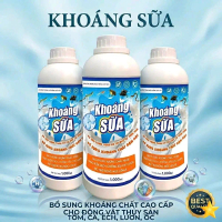 Khoáng sữa-Canxi sữa cho lươn, ếch, cá, ốc_chai 1 lít