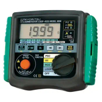 KYORITSU 6050 Digital Combi Tester (Loop+RCD) C with Australian plug 20/200/2000Ohm