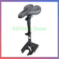 Electric Scooter Seat Adjustable Saddle Set For Xiaomi M365 Skateboard Retractable Cushion Attachment Seat Saddle Without Punch