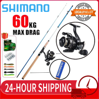 SHIMANO Pancing Set Joran Pancing 1 Set Fishing Rod Spinning Reel NX Series 13 Bola Bearing Max Drag