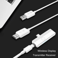 Type C Wireless Transmit Display Adapter USB C To HDMI Extender Cable for IPhone15 DP-Alt for IPhone15 Laptop PC To TV Projector