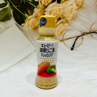 日本 QP沙拉醬 深煎芝麻風味 180ml 芝麻沙拉醬 深煎芝麻醬 芝麻醬 胡麻醬