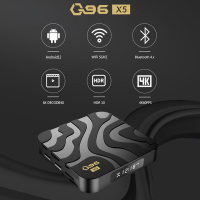 Q96X5 Set-top Allwinner H616 4K rangkaian Android12. 0 TV Dual-band Wifi Bluetooth Media Player 4GB32GB Tv Android IPTV