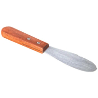 Wooden Handle Butter Knife Cheese Knife Cheese Knife Jam Knife Pizza Wheel Knife Kitchen Tool