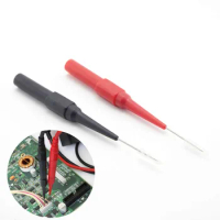 Test Lead Probe Stainless Steel Needle Jack For 4mm Banana Plug diy electric Multimeter Tool Black Red Accessories car repair C1