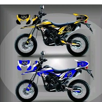 DECAL STIKER KLX D-TRACKER STIKER KLX 150 variasi 2 yang gambar bawah