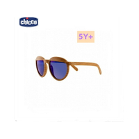 Chicco 太陽眼鏡-兒童專用5Y+(文青木紋風)-附專屬眼鏡盒  強力抗耐磨鏡片，耐磨、耐刮傷
