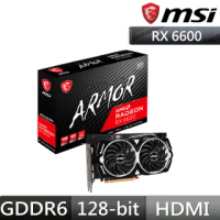 【MSI 微星】微星 RX 6600 ARMOR 8G V1 顯示卡