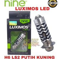 Lampu Depan Laser LED LS2 , LS2 RGB 2 In 1 Putih Kuning PNP Bebek & Matic H6 Kaki 1 Asli Luximos Lum