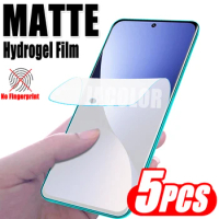 5PCS Matte Hydrogel Film For Xiaomi 12 S Lite 12S Pro 12X Xiomy Xioami 12Pro 12Lite Anti-Fingerprint Protection Screen Protector