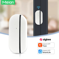 Meian Zigbee Door and Windows Sensor Tuya Wifi Door Open/Close Detector Smart Home Automation Wireless Magnetic Door Sensor