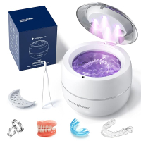 Ultrasonic Retainer Cleaner Machine Upgraded 45kHz Ultrasonic Jewelry Cleaner for Ring Aligner Night