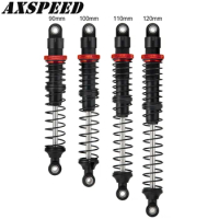 AXSPEED Metal Shock Absorber Oil Damper 90/100/110/120mm for 1:10 Axial SCX10 RC Crawler Car Shocks Dampers