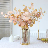 sybertv DIY wall decoration artificial leaves wedding home decoration