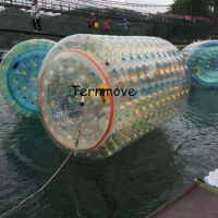 inflatable water rolling ball,0.8mm pvc transparent water aqua balls,inflatable human hamster balls,walking roller on water