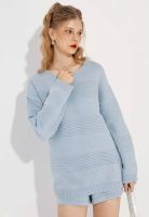 AIR SPACE 柔軟針織衛衣及短褲套裝