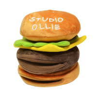 Studio Ollie 起司漢堡 嗅聞玩具 (唧唧聲)
