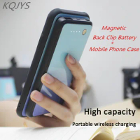 KQJYS Wireless Magnetic Battery Charger Cases for iPhone Xs Max X XS XR Battery Case Portable Power Bank Charging Cover Case