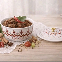BASKOM STENLIS ENAMEL BUNGA DENGAN TUTUP ANTI KARAT Putih