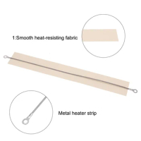 200mm 300mm 400mm Useful Machine Impulse Sealer Heat Wire Element Strip Sealing High Temperature Cloth With Heating Wire