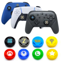 8pcs/lot Silicone Thumb Stick Caps Grip Analog Joystick Caps for PS4 PS5 6 NS PRO Controller Game Accessories