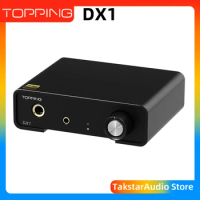 TOPPING DX1 DAC&amp;Headphone Amplifier AK4493S XU208 DAC&amp;Headphone amplifier Support up to DSD256 PCM384