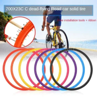Bike Solid Tire 700x23C Road Bike Cycling Tubeless Tyre Wheel Puncture-proof Free inflatable Bicycle Tires Bicycle Accessories