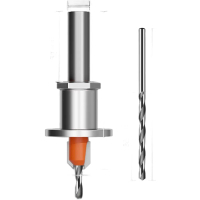 Bit counterbore kedalaman boleh laras, lubang 8 mm, pemukul plat plastik, penahan pemukaman, pemukam