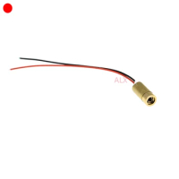 9MM 650NM 5MW red Point Laser Head 3V 5V laser diode semiconductor laser tube 3V-5V