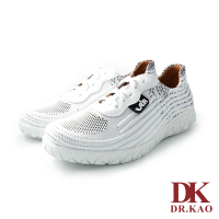 【DK 高博士】流沙飛織空氣鞋 88-3997-50 白色
