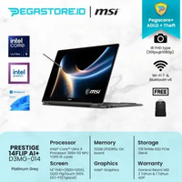 MSI PRESTIGE 14FLIP AI+ D3MG-014 Platinum Grey [Ultra 9-386H/32GB LPDDR5X/SSD 1TB/14"FHD+ OLED FlipT