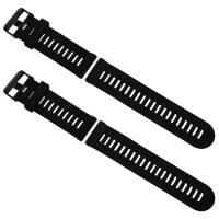 HOT-2X For Garmin Fenix 3 HR Soft Silicone Strap Replacement Wrist Watch Band+Tool Kits Black