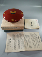 日本 祖雅堂 宮崎漆器 香盒，全品全新帶原包裝和木器介紹，實