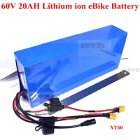 60V 20AH Lithium ion eBike Battery Li-ion 18Ah 18.2ah 60V 1000W 1800W electric Scooter battery 2000w dual motor XT60 5A charger