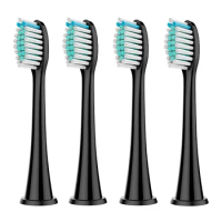 4PCS For Ph Sonicare Electric Toothbrush HX6721/HX6711/HX9063/HX9093/HX9352 Dupont Bristles Replacement Nozzles Brush Head