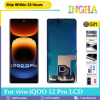AMOLED 6.78'' Original For vivo iQOO 12 Pro LCD Display V2329A Touch Screen Assembly Digitizer For vivo iQOO 12 Pro LCD Replace