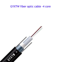 1000m/roll GYXTW 4 Core Single Mode Outdoor Armoured Fiber Optic Cable FTTH Central Tube Light-armored Cable