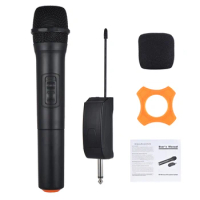VHF Professional Handheld Wireless Microphone Mic System 5 Channels for Karaoke Meeting Speech Home Entertainment