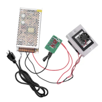 DIY Peltier Cooler Kit 12V Semiconductor Cooler Peltier Cooling System, Heatsink Module Kit+Thermostat Set, US Plug