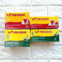 Teh Celup / Bag Prendjak 25 ea Wangi, Green Tea, Blackcurrant, Lemon, Minuman Bubuk Instant Peach Pe