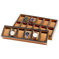 Wood Watch Box Storage Case Big Size Watch Boxes Organizer for Men Mechanical Wrist Watches Tray Display Collection Accessories
